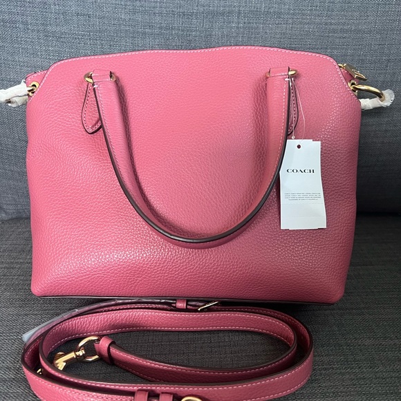 NWT COACH REMI SATCHEL HANDBAG PURSE LEATHER